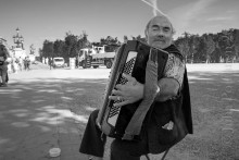 Hanurinsoittaja, Bordeaux Ranska 2014. 